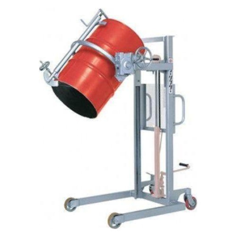 OPK PL-H300-12DT Hydraulic Manual Drum Lifter Rotator / Drum Handler (300kgs)