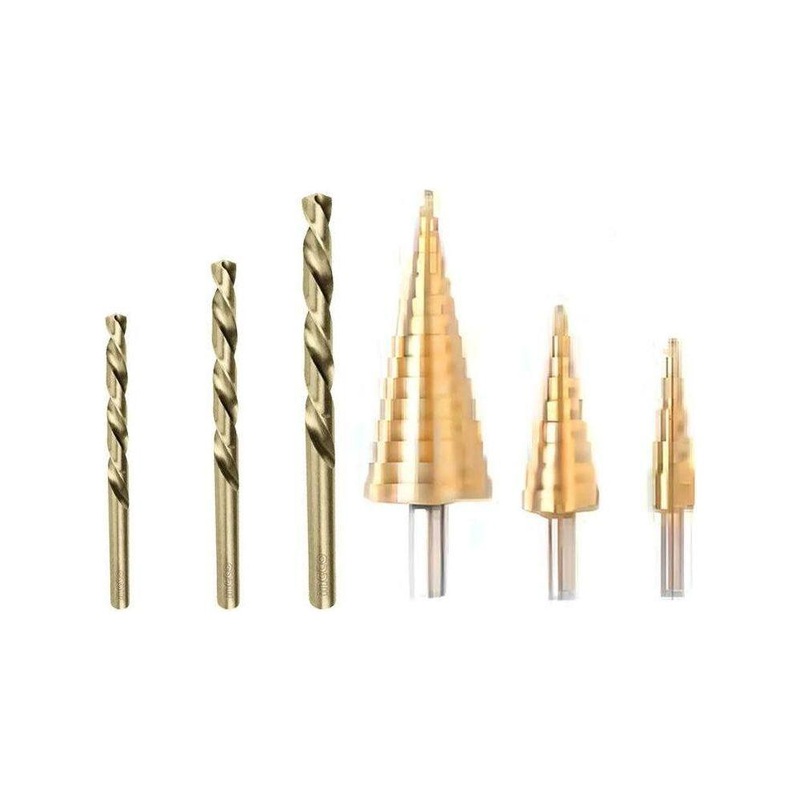 Ingco AKSDS2061 Step Drill Bit 6Pcs Set