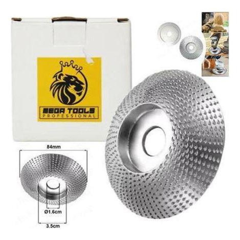 Megatools SD004M Wood Shaping Disc / Carving Wheel