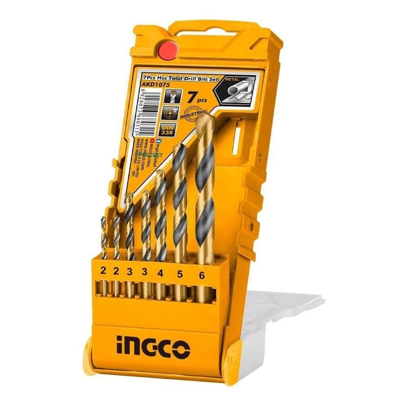 Ingco AKD1075 Metal Drill Bits 7Pcs Set