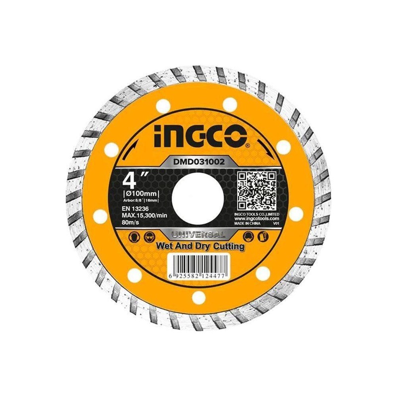 Ingco DMD031002 Turbo Diamond Disc 4"
