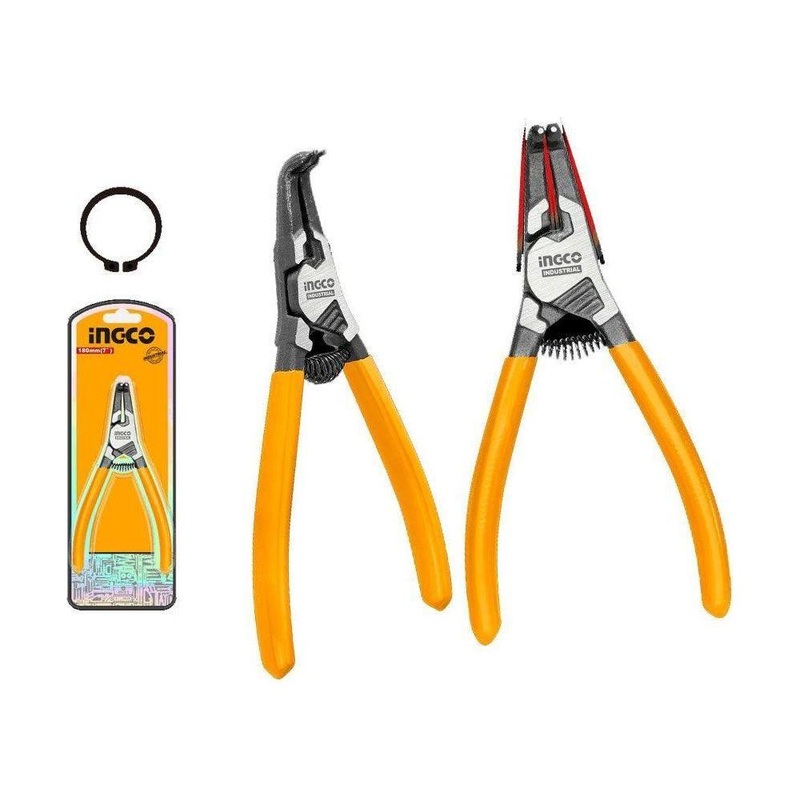 Ingco HCCP261804 Circlip Pliers (Bent Head Internal 7")