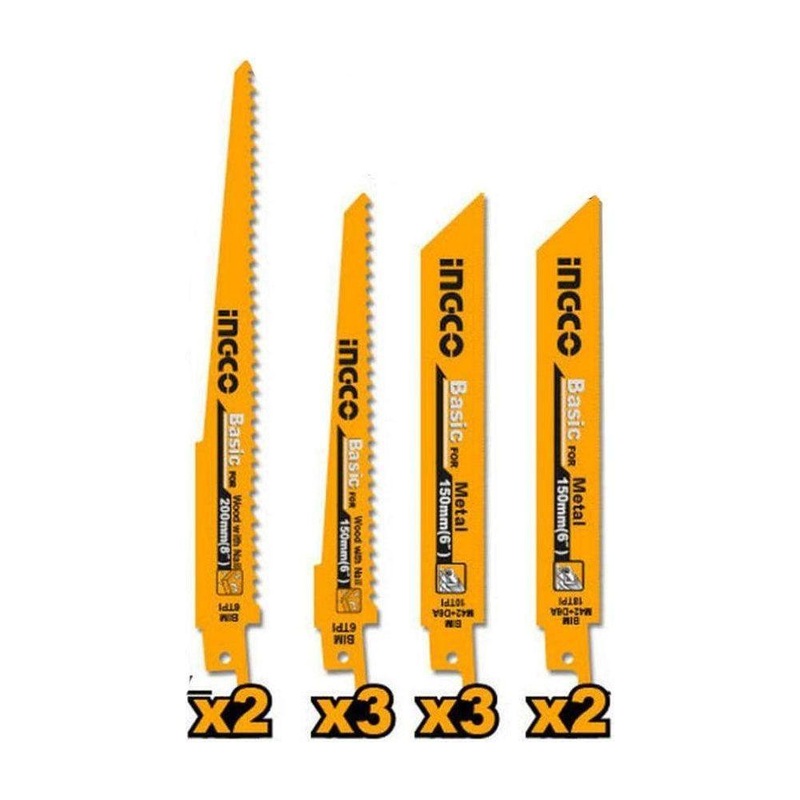 Ingco RSB1001 Reciprocating Saw Blades Set