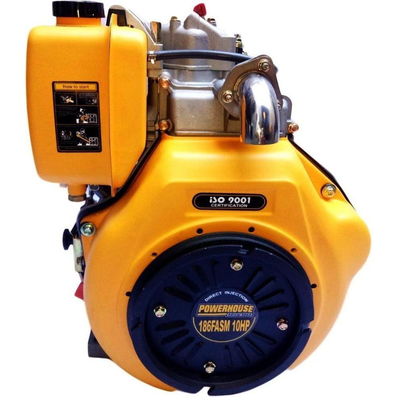 Powerhouse PWH-186FASM Diesel Engine (Marine Low Speed) with S/S Pipe 12HP
