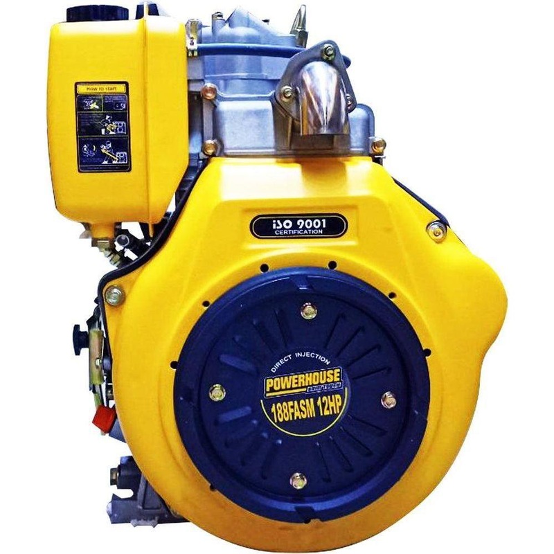 Powerhouse PWH-188FASM Diesel Engine (Marine Low Speed) with S/S Pipe 14HP