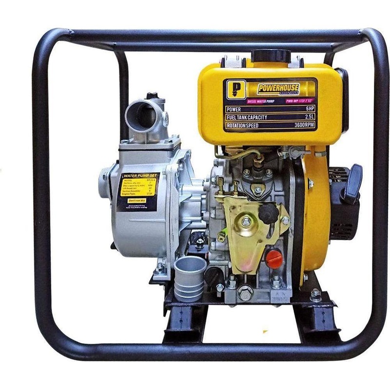 Powerhouse PWH-WP-173F Diesel Engine Water Pump 2" x 2"