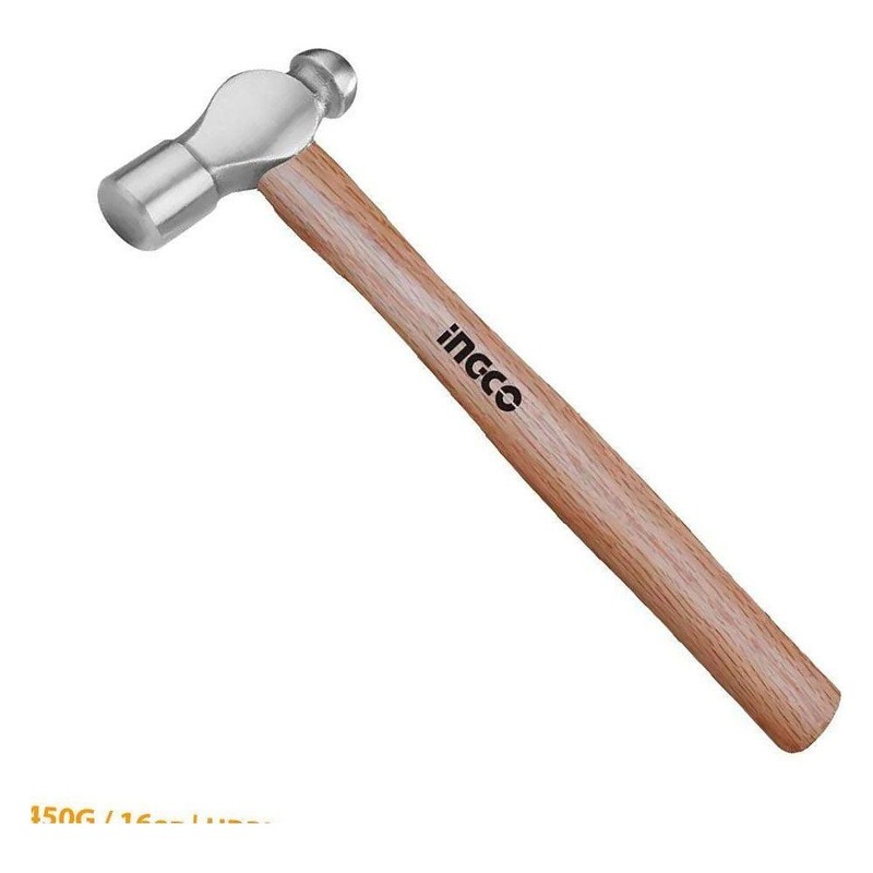 Ingco Ball Pein Hammer (Wooden Handle)