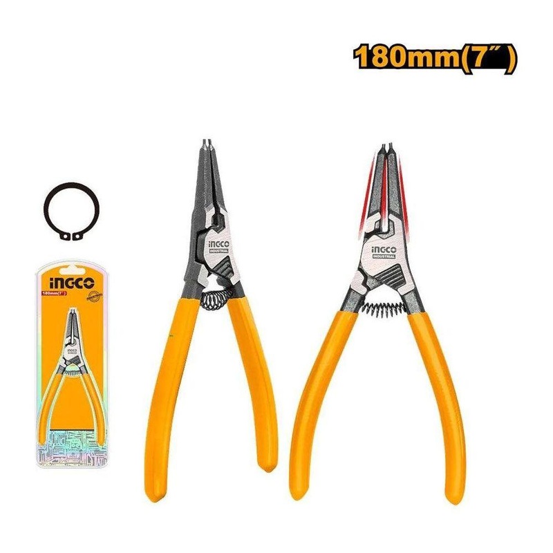 Ingco HCCP261803 Circlip Pliers 7" (Straight Head)