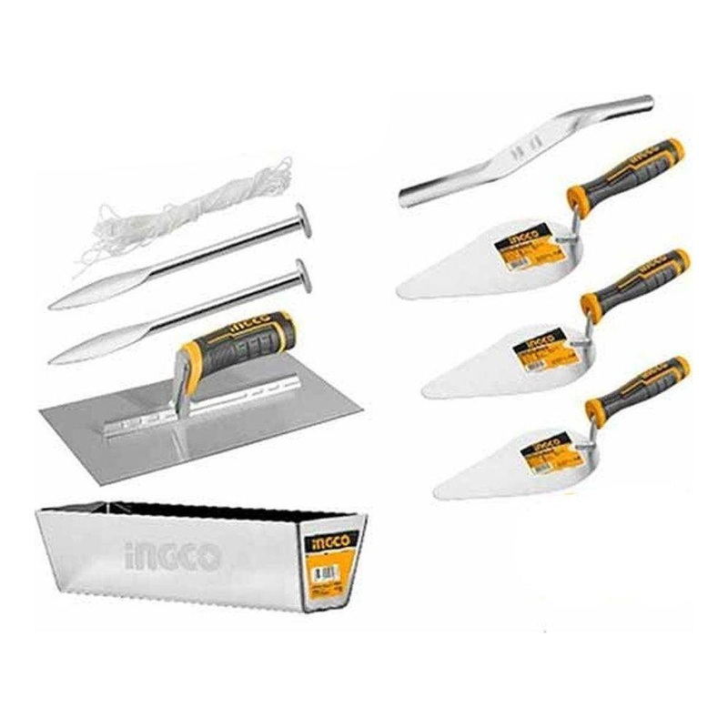 Ingco HKBPS0908 Bricklaying And Plastering Tools Set