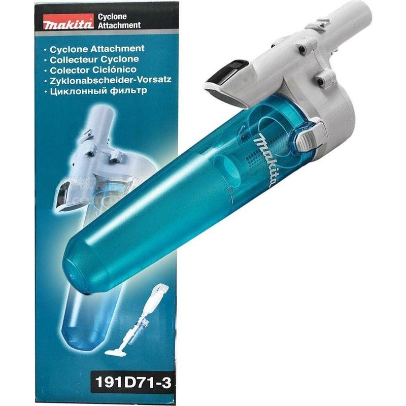 Makita 191D71-3 White Vacuum Cyclone Attachment for Cordless Stick Vacuum