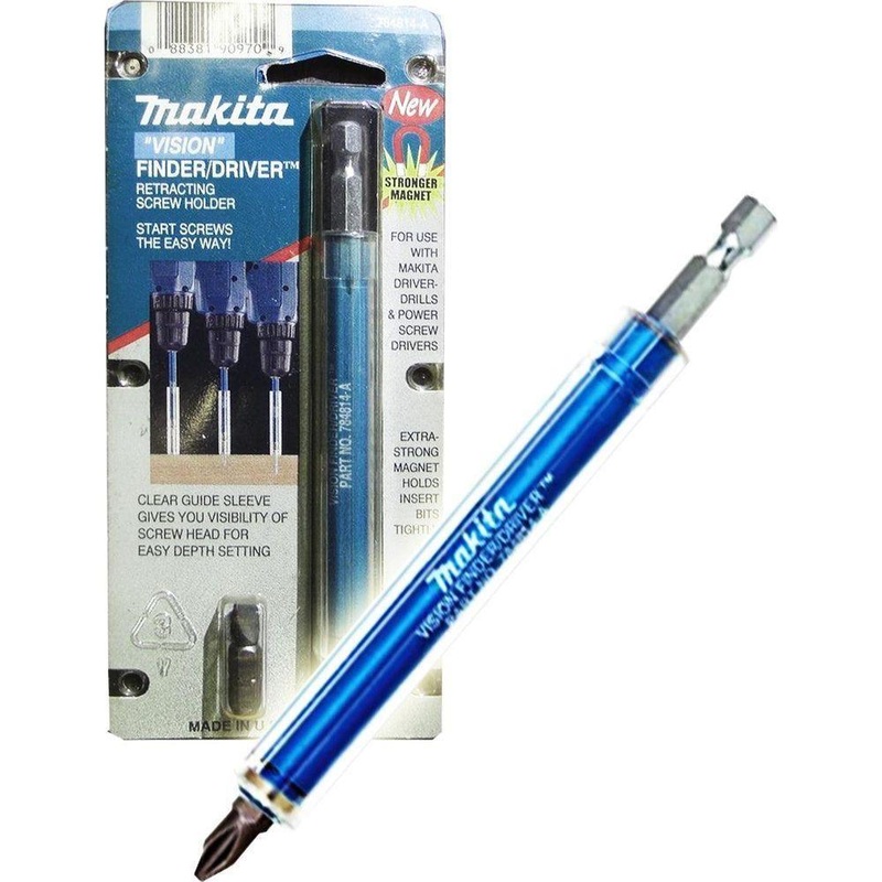 Makita 784814-A Vision Magnetic Finder Retracting Screw Driver Bit Holder