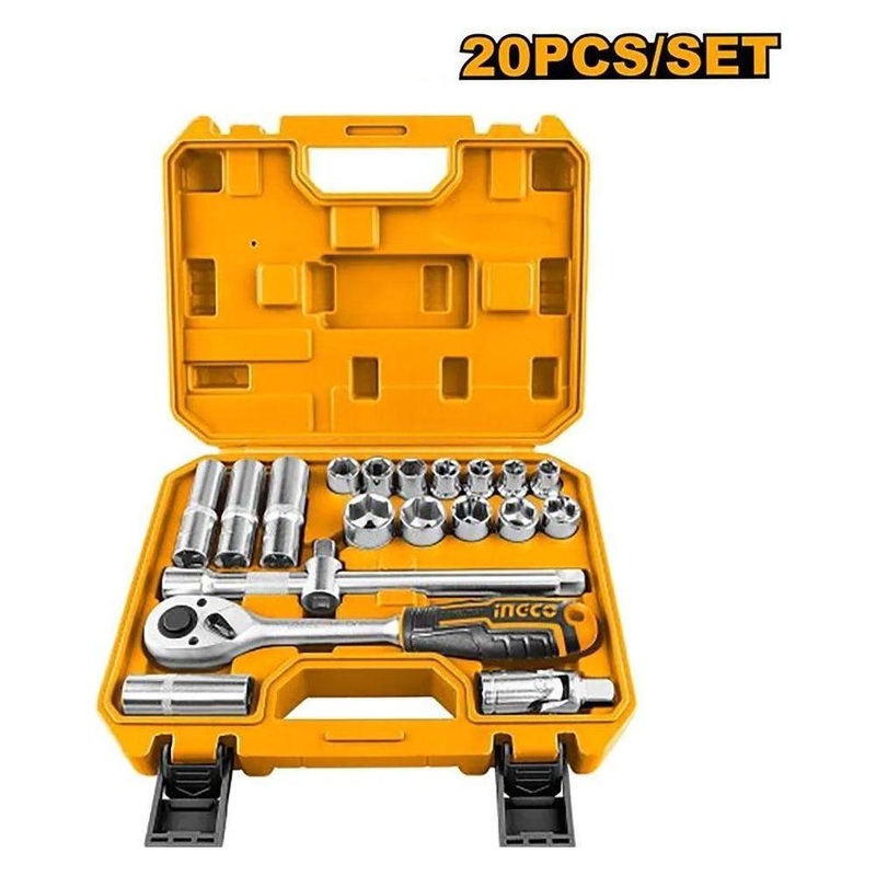 Ingco HKTS12201 1/2" Socket 20Pcs Set