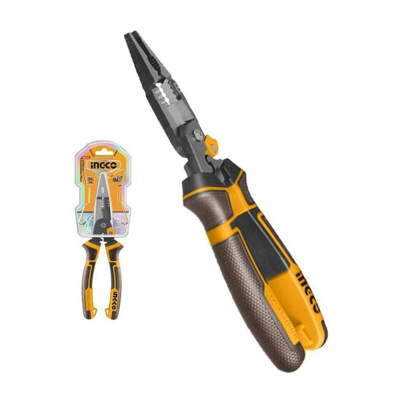 Ingco HMFLNP28200 6in1 Multi-Function Long Nose Plier