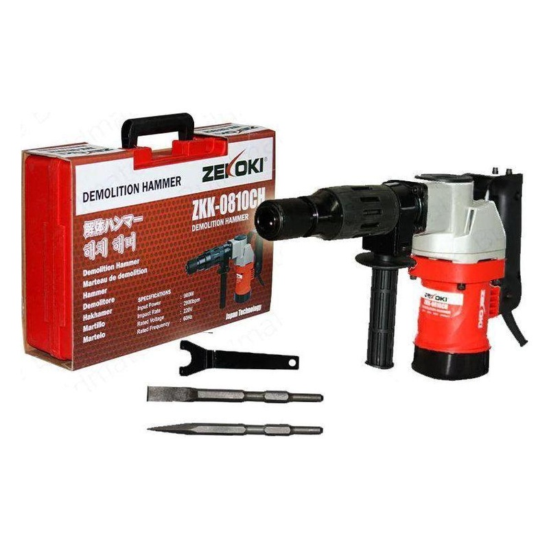 Zekoki ZKK-0810CH Chipping / Demolition Hammer 17mm HEX 7.6J