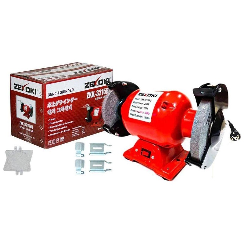 Zekoki ZKK-3215BG Bench Grinder 6" 250W