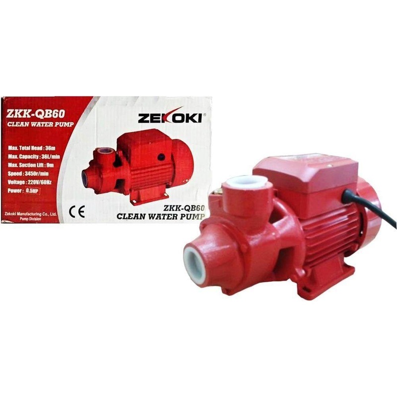Zekoki ZKK-QB60 Peripheral Water Pump 1/2HP