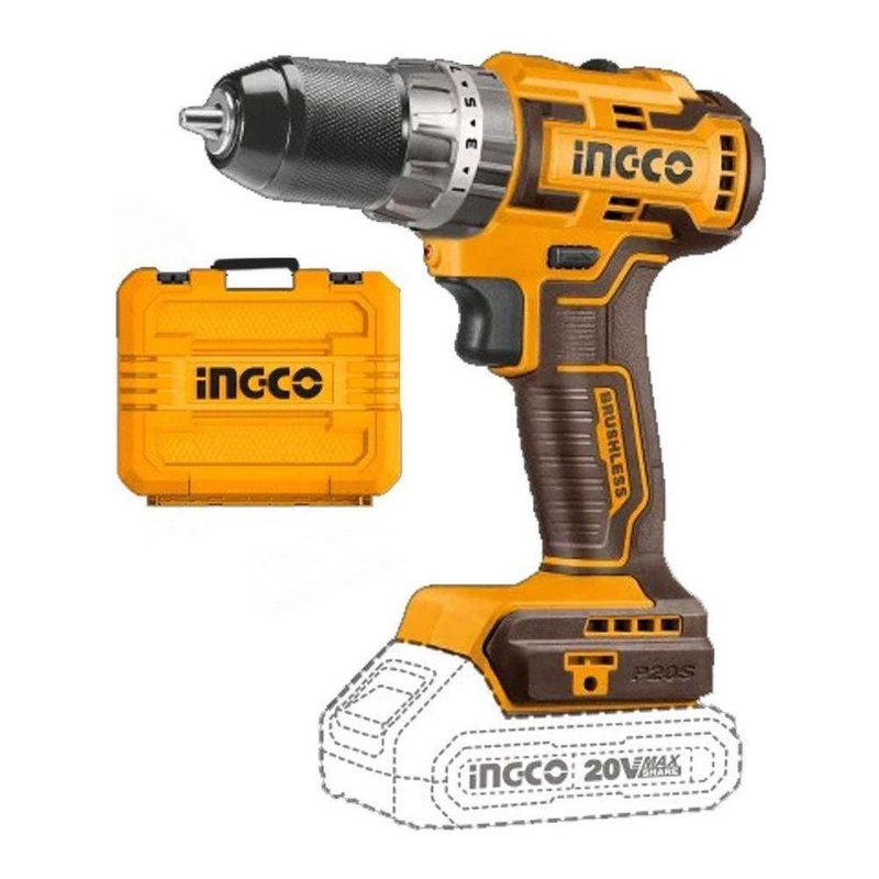 Ingco CIDLI20605 BL Li-Ion Impact Drill 20V 13mm