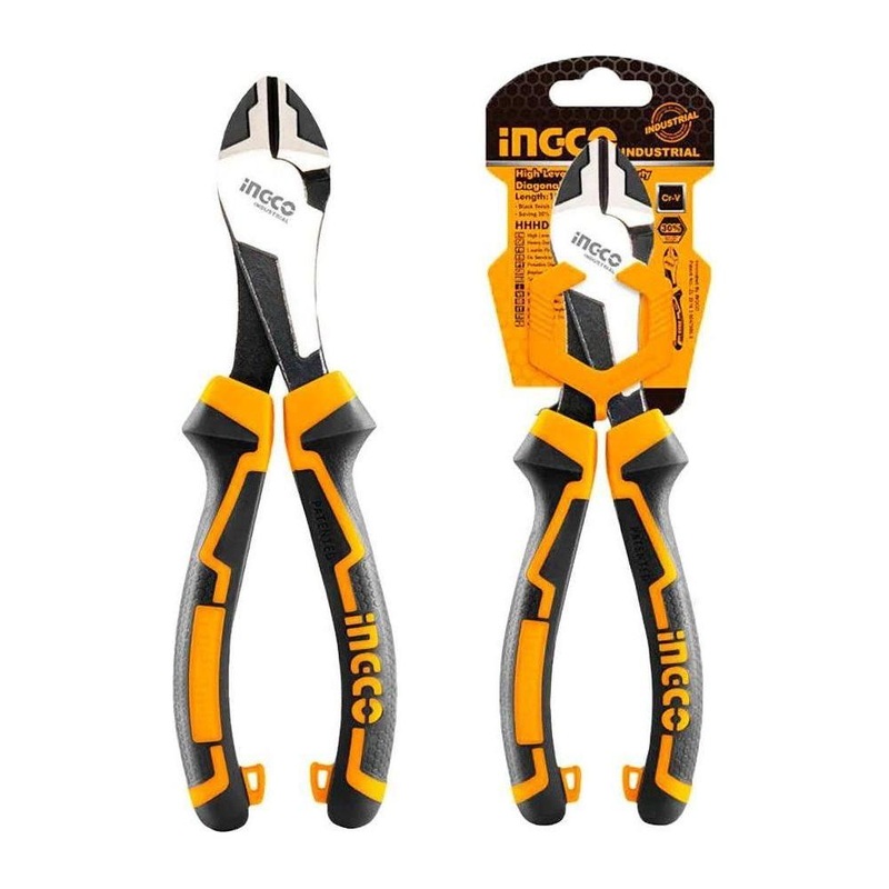 Ingco High Leverage Heavy-Duty Diagonal Cutting Pliers 7"