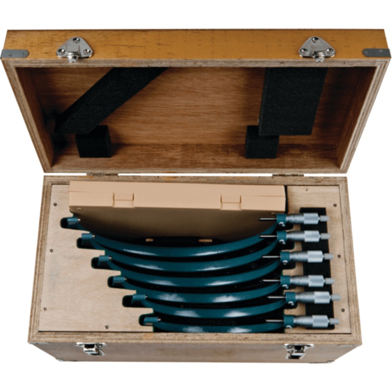 Mitutoyo 103-906 Outside Micrometer (6pcs) Set 6-12"
