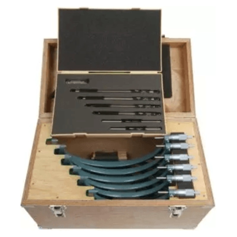 Mitutoyo 103-909 Outside Micrometer (6pcs) Set 6-12"