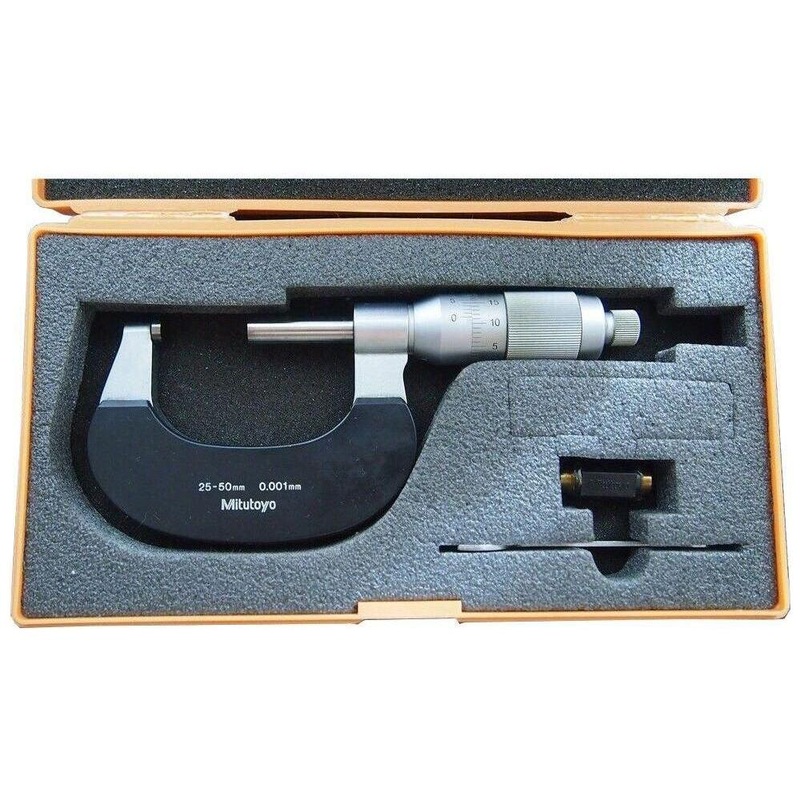 Mitutoyo 106-103 Outside Micrometer 25-50mm (OMV-50)