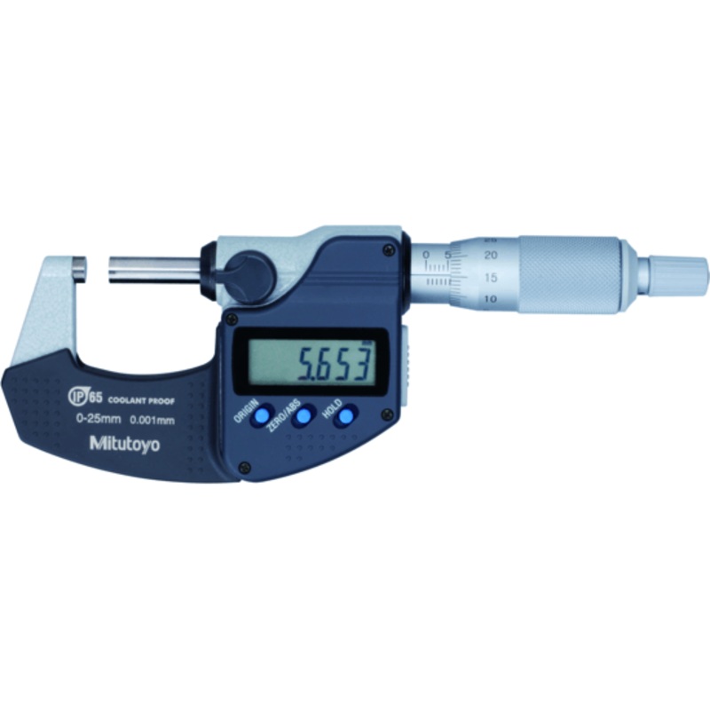 Mitutoyo 293-240-30 Digital Micrometer 25mm (IP65 Coolant Proof)