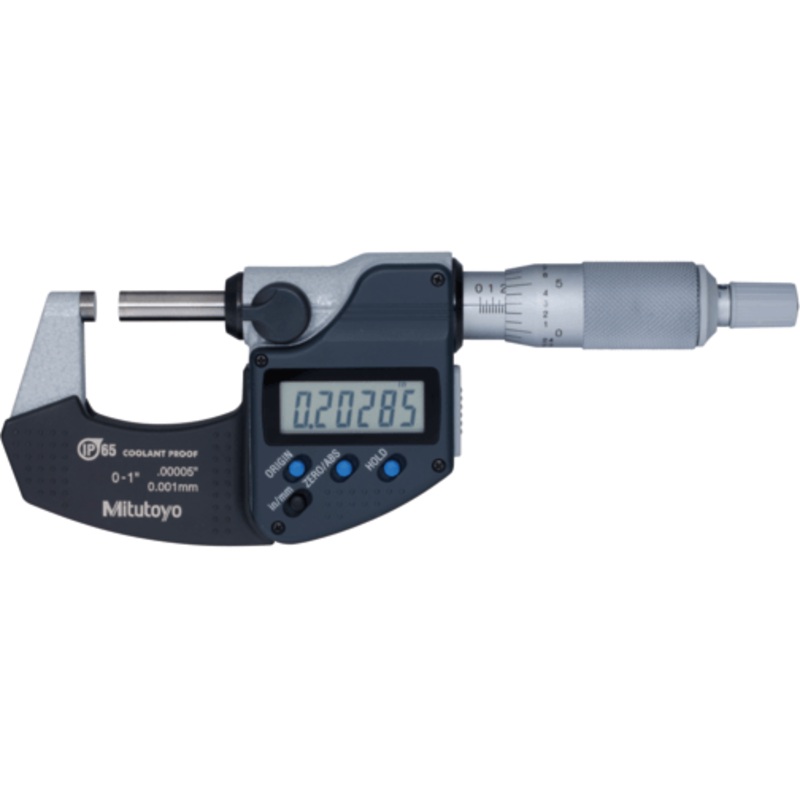 Mitutoyo 293-330-30 Digital Micrometer 1" (IP65 Coolant Proof)