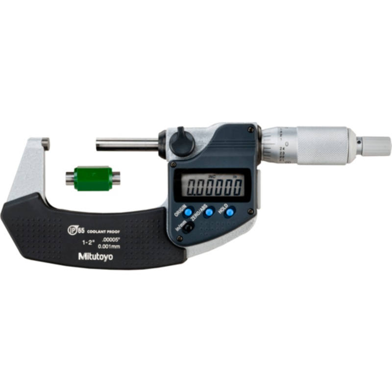 Mitutoyo 293-331-30 Digital Micrometer 1-2" (IP65 Coolant Proof)
