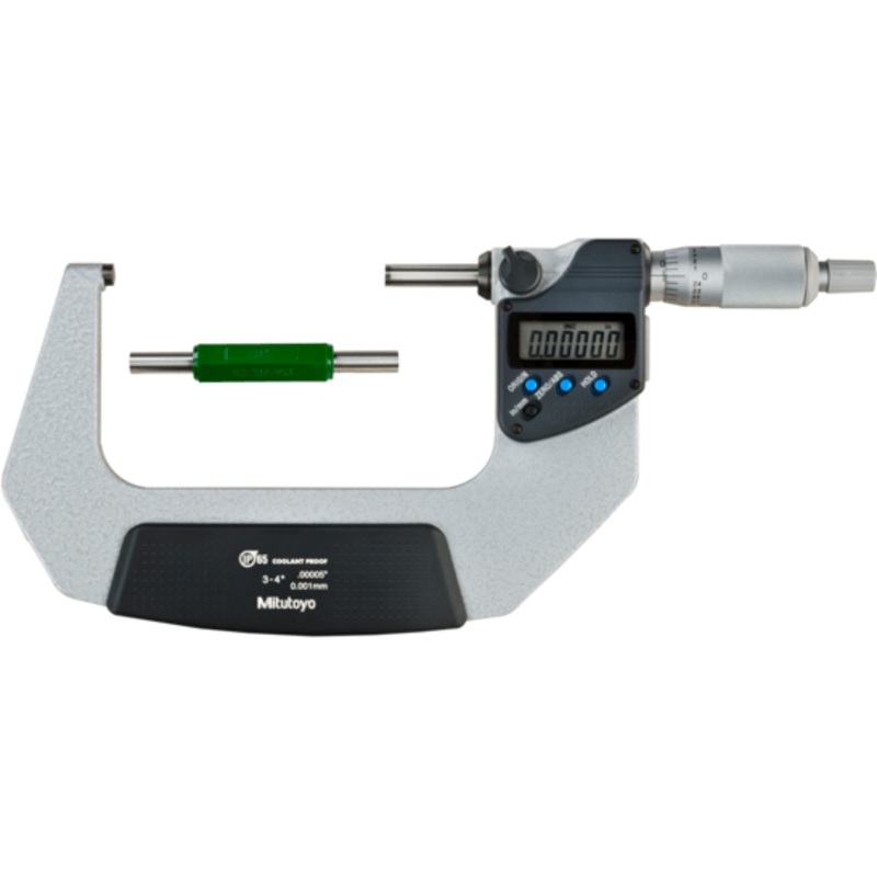 Mitutoyo 293-333-30 Digital Micrometer 3-4" (IP65 Coolant Proof)