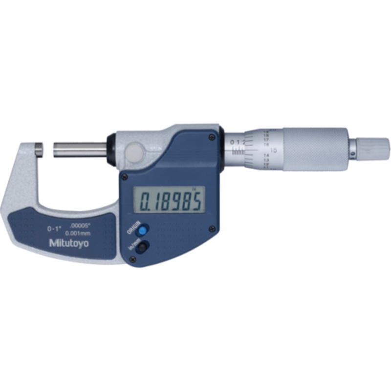 Mitutoyo 293-831-30 [Digimatic] Digital Outside Micrometer 1" (Ratchet Stop)