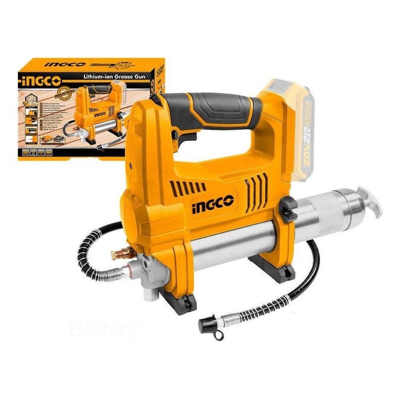 Ingco GGLI2010 Li-Ion Grease Gun 20V