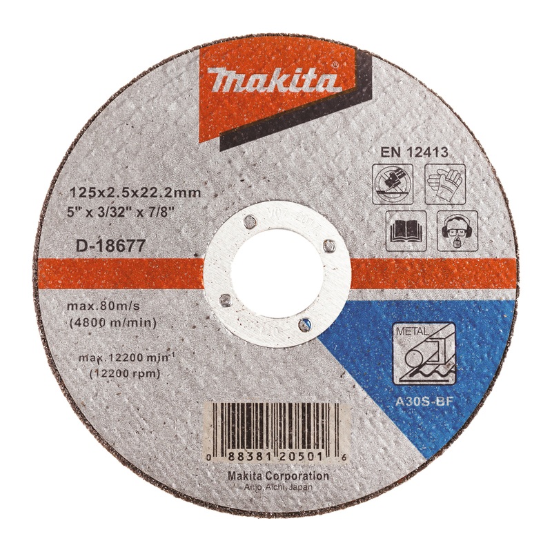Makita D-18677 Cut-Off Disc / Wheel for Metal 5"