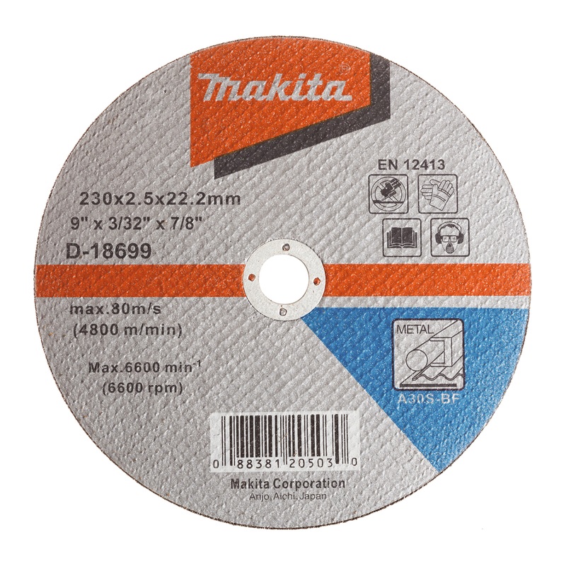 Makita D-18699 Cut-Off Disc / Wheel for Metal 9"