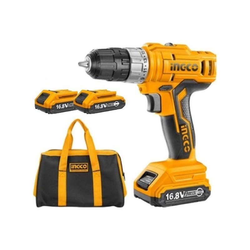 Ingco CIDLI1612 Li-Ion Cordless Drill 16.8V