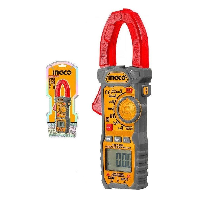 Ingco DCM100015 Digital DC/AC Clamp Meter