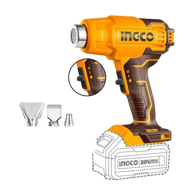 Ingco HGLI2002 Li-Ion Heat Gun 20V