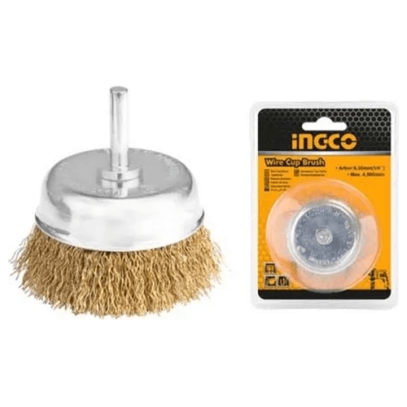 Ingco WB30751 Wire Cup Brush 3" with 1/4" shank