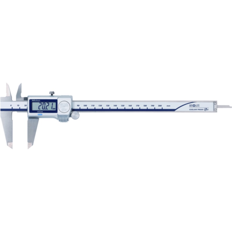 Mitutoyo 500-703-10/20 Coolant Proof Digimatic (Digital) Caliper 'IP67 Absolute' 0-200mm