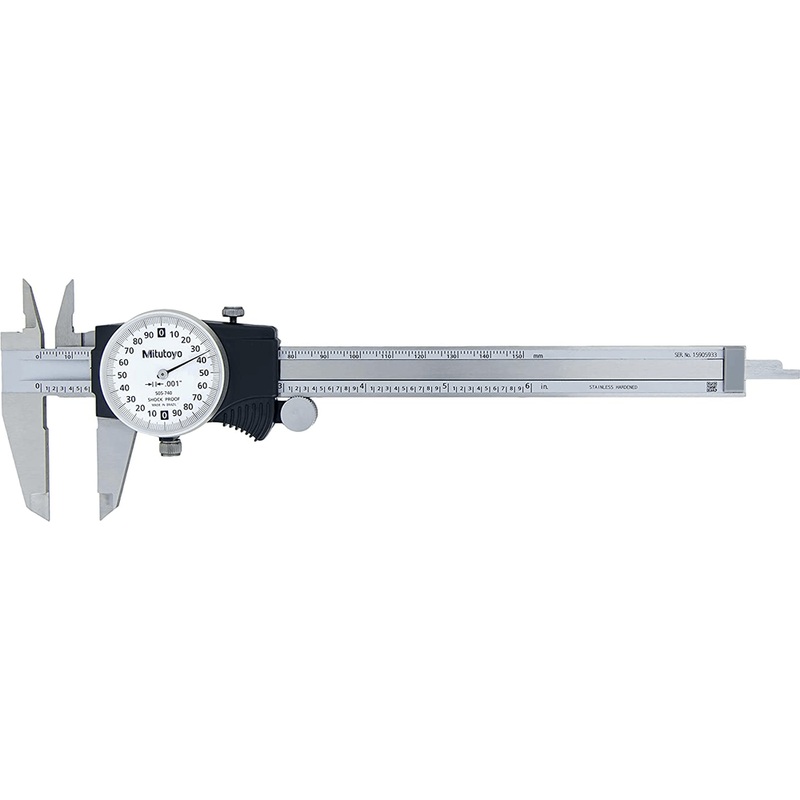Mitutoyo 505-736 Dial Gauge Measure Caliper 6"