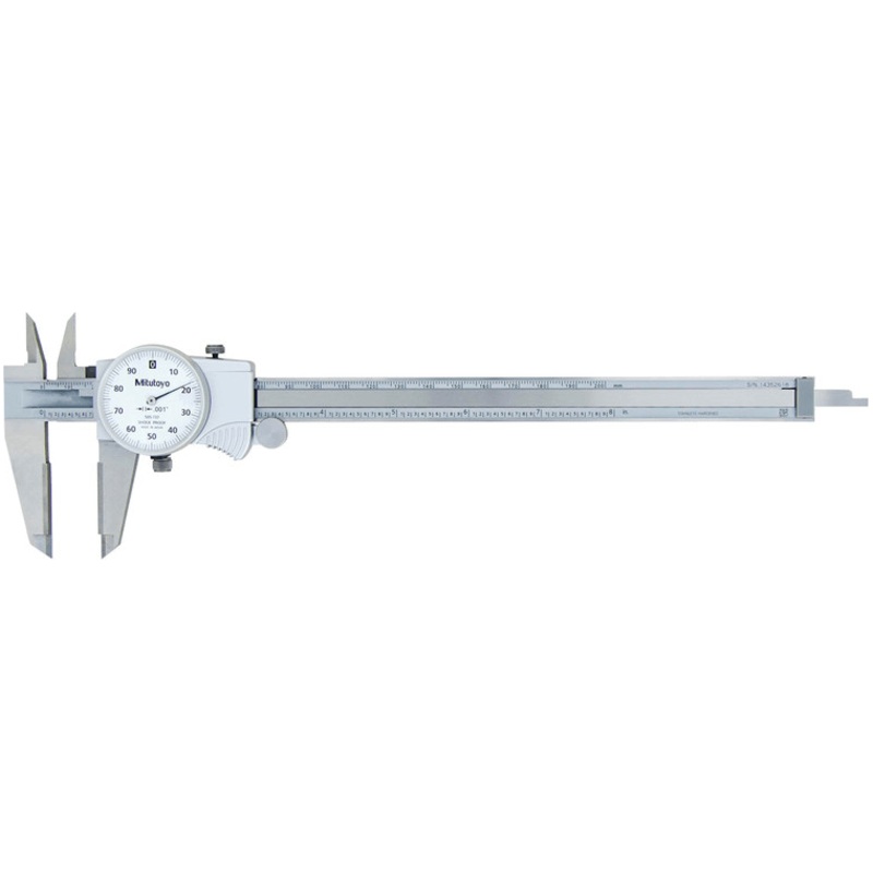 Mitutoyo 505-737 Dial Gauge Measure Caliper 8"