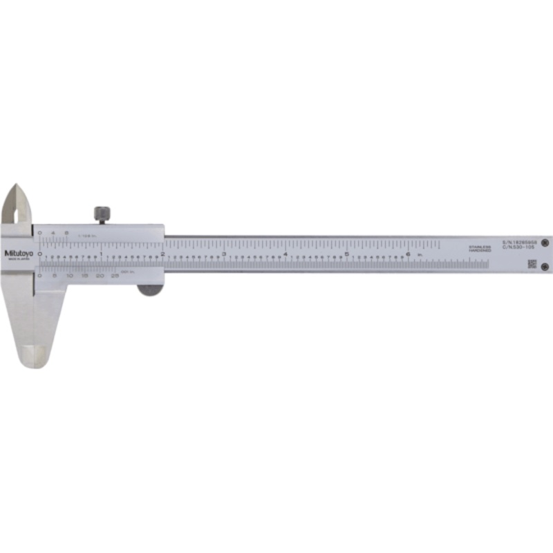 Mitutoyo 530-105 Vernier Caliper 6"