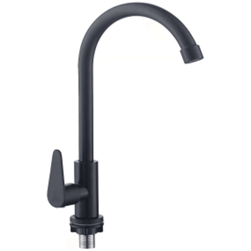 Waterhouse WH-SINKBLKF2 Gooseneck Faucet F2-Design (Matte Black)