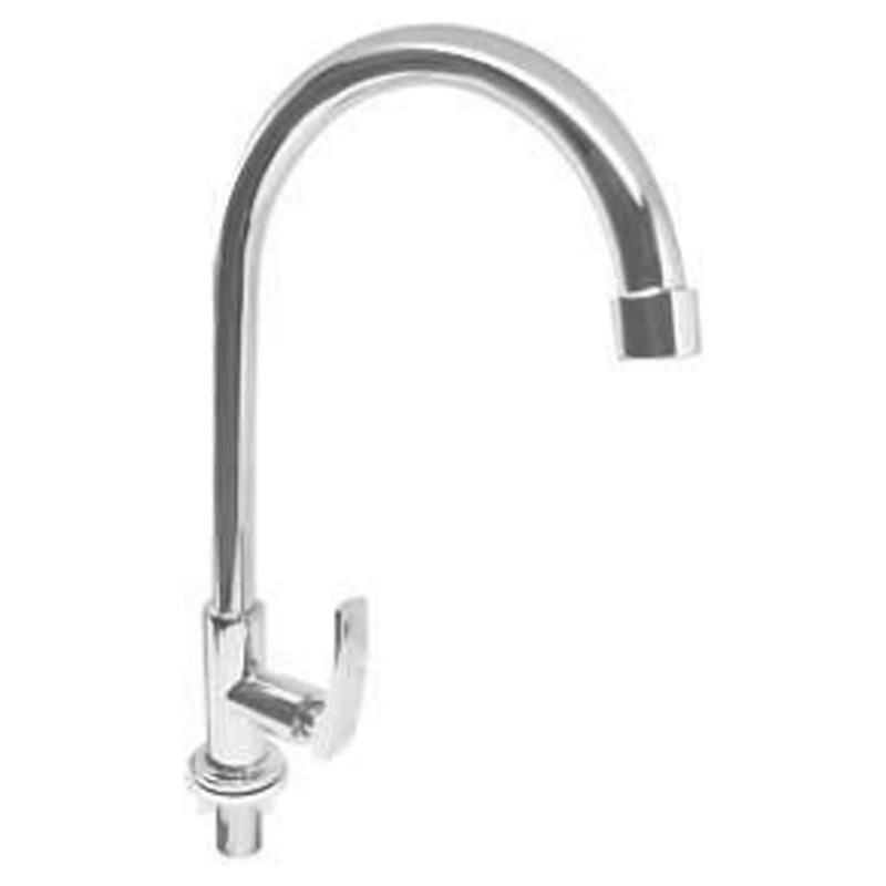 Waterhouse WH220201 Gooseneck Sink Tap Faucet Long Lever Handle 21"
