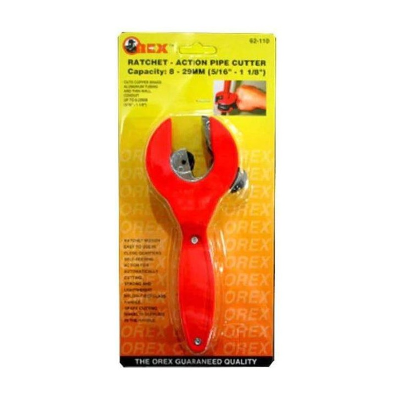 Orex 62-110 Ratcheting Tube Cutter / Ratchet Action Pipe Cutter 1/8-1-1/8"