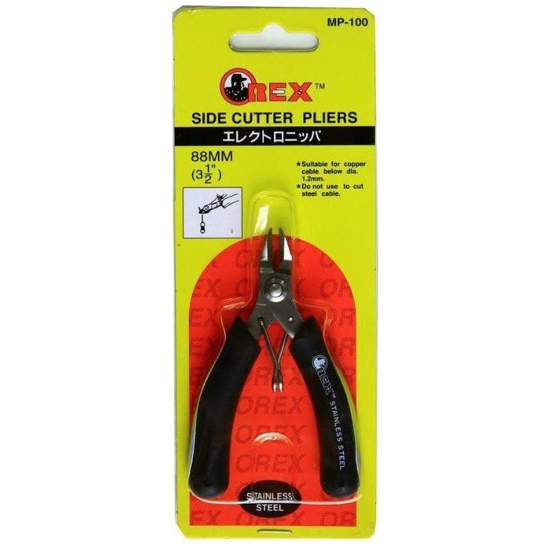 Orex MP-100 Mini Side Cutting Pliers / Side Cutters 3-1/2"