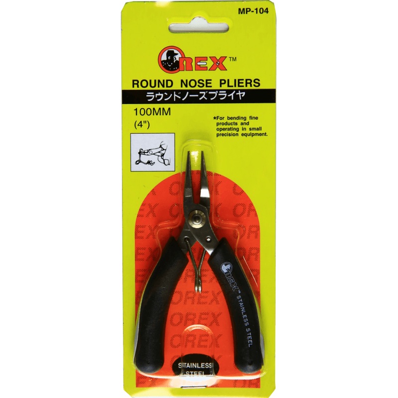 Orex MP-104 Mini Round Nose Plier 4"