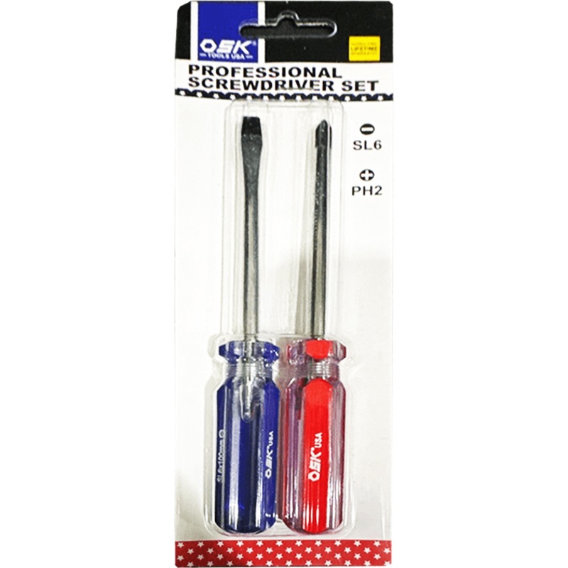 OSK 107-2KIT 2pcs Screwdriver Set 4"