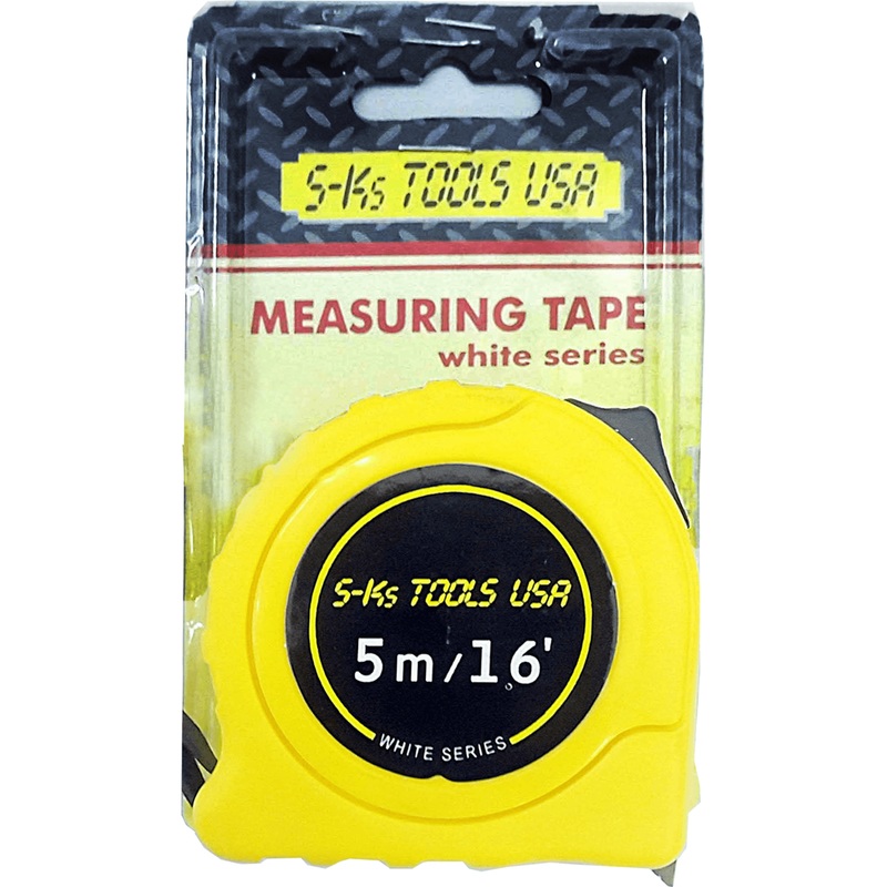 S-Ks Measuring Tape / Ruler Measure (White Series)