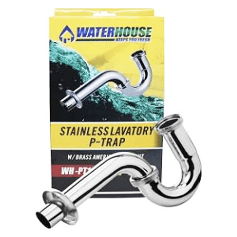 Waterhouse P-Trap Stainless w/ American Nut