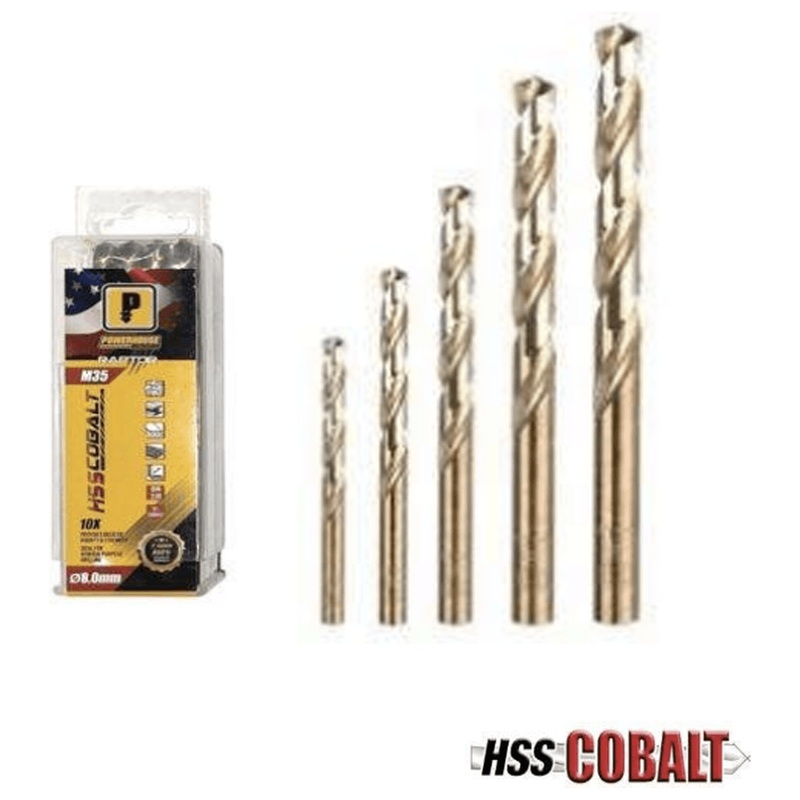 Powerhouse ANSI M35 Jobber Drill Bit  Metric (Tube Pack)